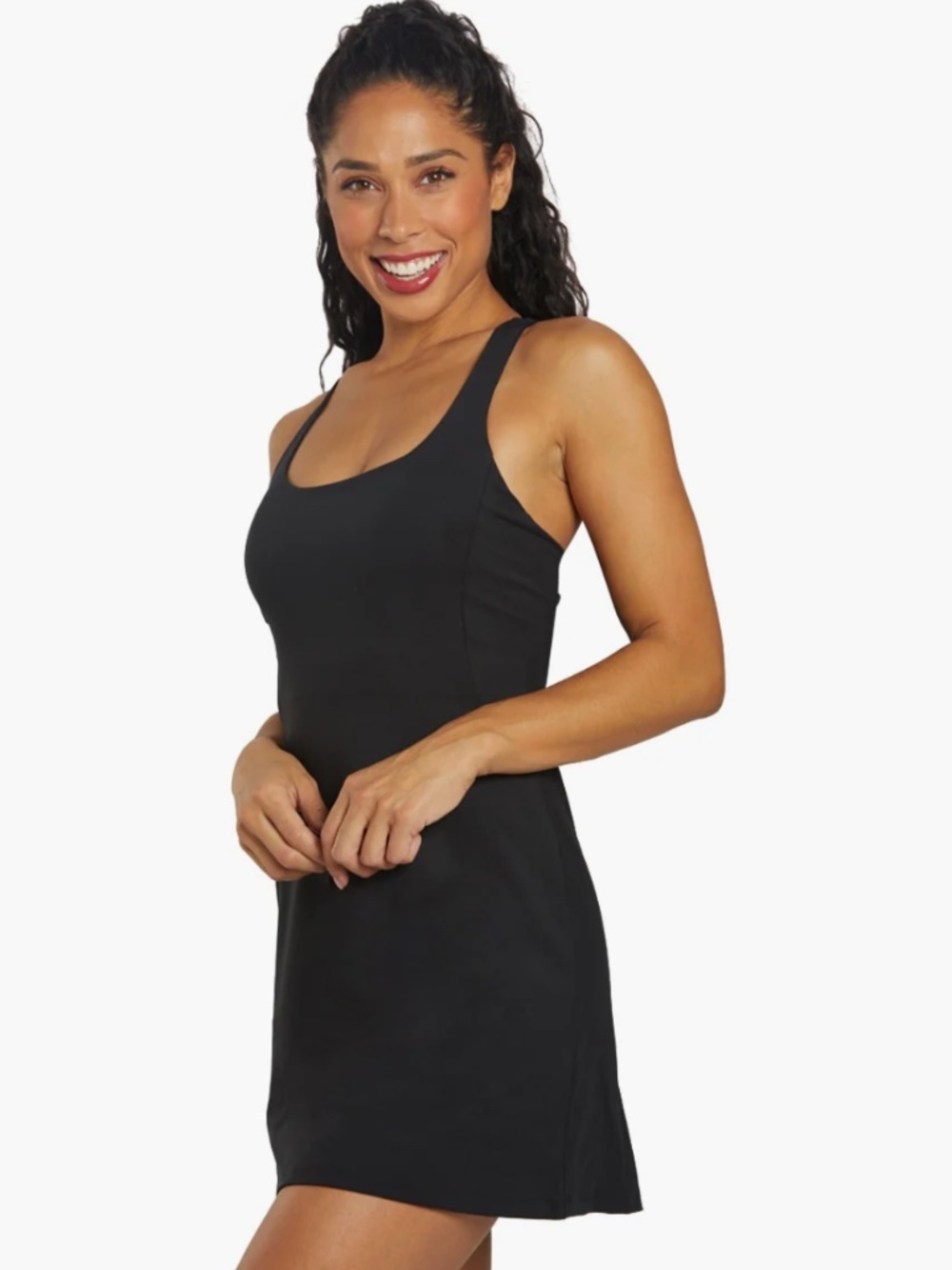 Girlfriend Collective Paloma Black Athletic Dress Size XXL (S)